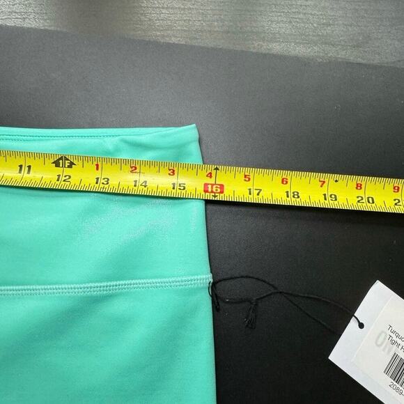 Zyia Active NWT Turquoise Metallic Plus Light & Tight Hi-Rise 7/8 Size 14-16 - Picture 10 of 11